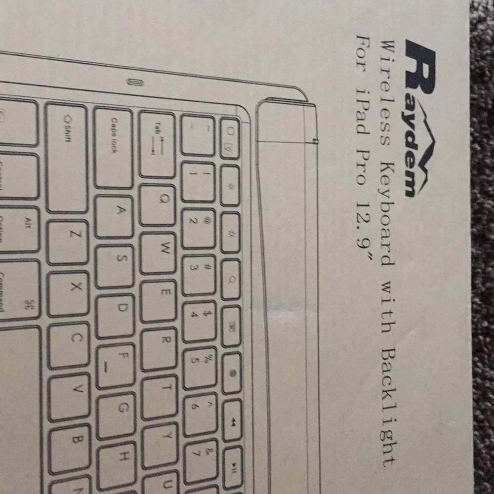 Wireless keyboard for iPad pro 12.9